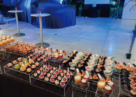 レセプション、展示会