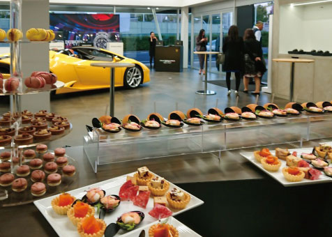 レセプション、展示会